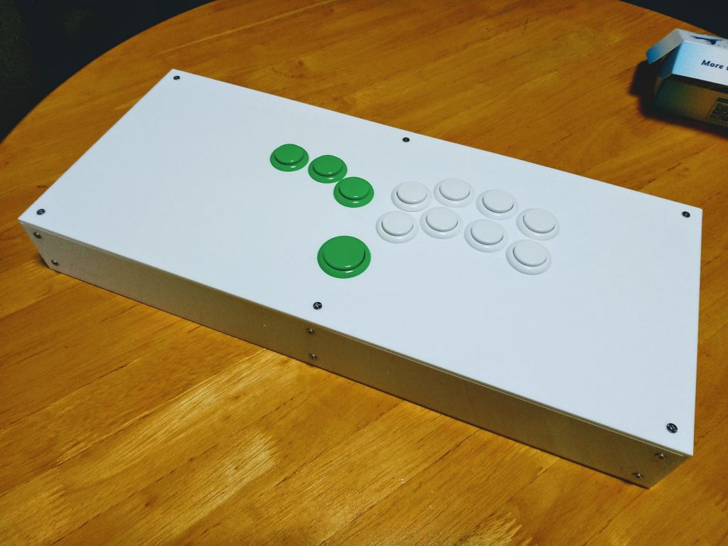 自作レバーレスコントローラー アケコン ハンドメイド HitBox型 8ボタン-